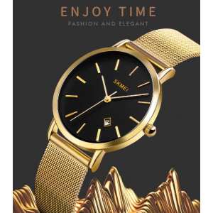 Жіночий годинник Skmei Gold Milan