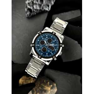 Годинник Skmei 1389BU Silver-Black-Blue