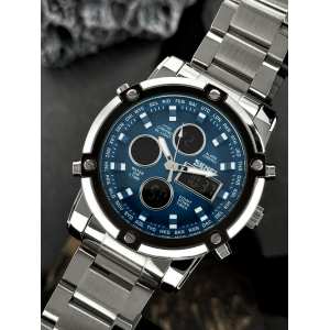Годинник Skmei 1389BU Silver-Black-Blue
