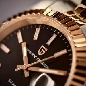 Часы Pagani Design PD-1794M Silver-Rose Gold-Black