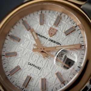 Часы Pagani Design PD-1794M Silver-Rose Gold-White