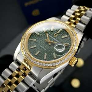 Годинник Pagani Design PD-1794M Silver-Gold-Green