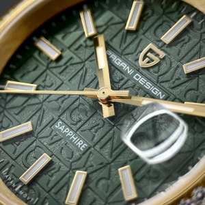 Годинник Pagani Design PD-1794M Silver-Gold-Green