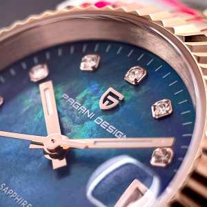 Часы Pagani Design PD-1794L Silver-Rose Gold-Blue