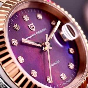 Часы Pagani Design PD-1794L Silver-Rose Gold-Red