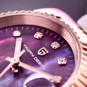 Часы Pagani Design PD-1794L Silver-Rose Gold-Red