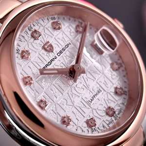 Часы Pagani Design PD-1794L Silver-Rose Gold-White