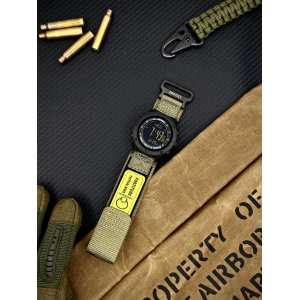 Часы Awarder 036 Nylon Black-Army Green
