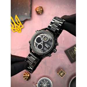 Годинник Awarder 017 Тризуб золото All Black Steel