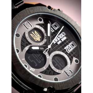 Годинник Awarder 017 Тризуб золото All Black Steel