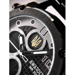 Годинник Awarder 017 Тризуб золото All Black Steel