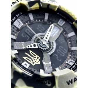 Годинник Awarder 005 Тризуб золото Camo Green Паракордовий ремінець Camo Green