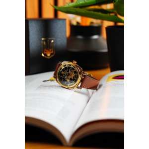 Часы Awarder 021 Де би не була Gold-Black-Brown