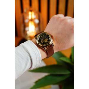 Часы Awarder 021 Де би не була Gold-Black-Brown