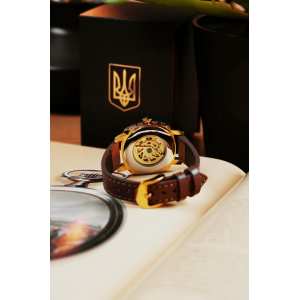 Часы Awarder 021 Де би не була Gold-Black-Brown