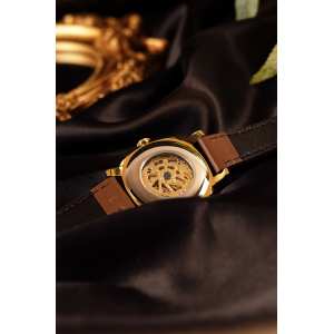 Часы Awarder 021 Де би не була Gold-Gold-Brown