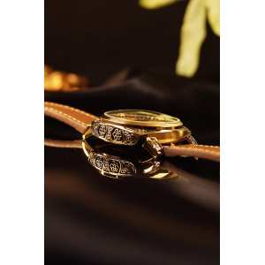 Часы Awarder 021 Де би не була Gold-Gold-Brown