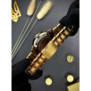 Годинник Awarder 022 Gold-Black Mechanic Metall Не Забуду Дім