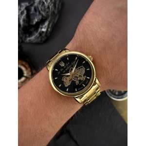 Годинник Awarder 022-3D Не Забуду Дім Gold-Black Steel