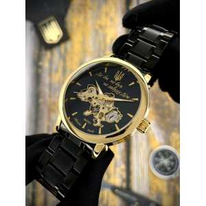 Годинник Awarder 022 Black-Gold Automatics Metall Не Забуду Дім
