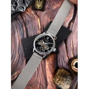 Жіночий годинник Awarder 028-3D Де би не була Silver-Black