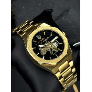 Часы Awarder 026-3D Де би не був Gold-Black