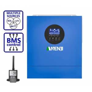 Гібридний сонячний інвертор ANENJI 2000W 12V ANJ-2000W-12V Wi-Fi