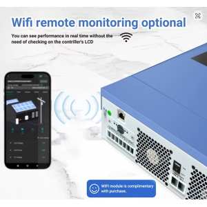 Гібридний інвертор ANENJI 4.2kW 24V MPPT Wi-Fi (чиста синусоїда, 4200Вт)