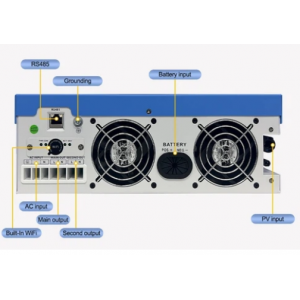 Гібридний інвертор ANENJI New 5KW 48V MPPT Wi-Fi (чистая синусоида, 5000Вт)