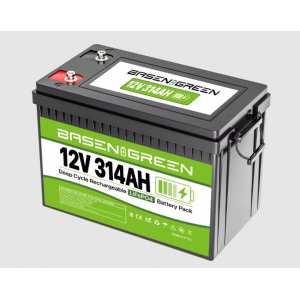 Акумулятор BasenGreen LiFePO4 12V 314Ah з BMS 150A та Bluetooth