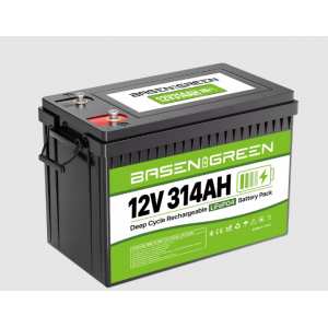 Акумулятор BasenGreen LiFePO4 12V 314Ah з BMS 150A та Bluetooth