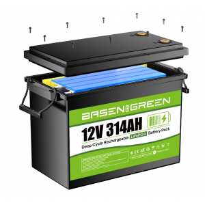 Акумулятор BasenGreen LiFePO4 12V 314Ah з BMS 150A та Bluetooth