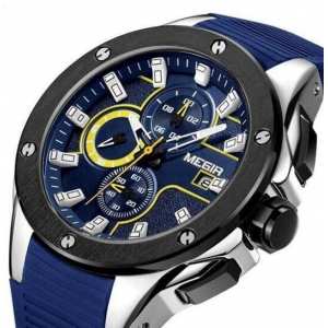 Часы Megir 2053 Racer Blue