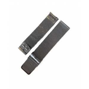Браслет сріблястий металевий міланська петля для смарт годинника