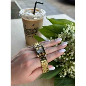  Жіночий золотий годинник  Skmei 1388 Gold Steel