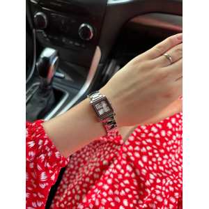 Жіночий прямокутний годинник Skmei Shato