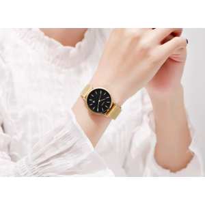 Жіночий годинник Skmei Gold Milan