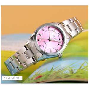 Часы женские Skmei 1620 Pink Steel