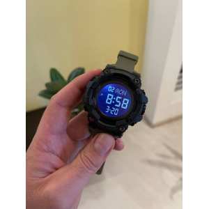 Годинник електронний Skmei 1968 Kamo Green