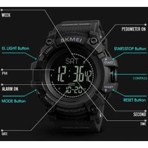 Часы Skmei 1358 Processor (с компасом)