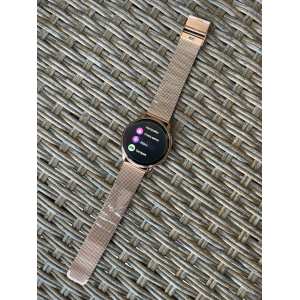 Жіночий розумний годинник Smart Melisia Gold + каучуковий ремінець