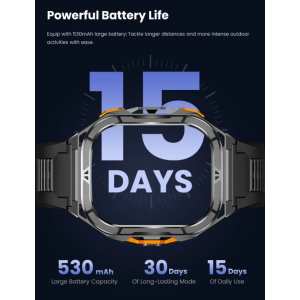 Розумний годинник Smart TANK X5 TRAIL MASTER + GPS (два ремінці)