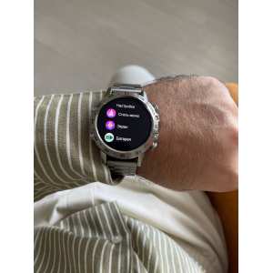 Смарт годинник Smart Delta K52 Silver + помаранчевий ремінець