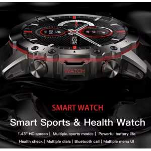 Розумний годинник Smart Hardy AK56 Rubber Black