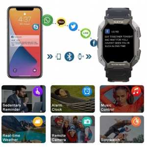 Мужские смарт часы Kospet Tank M1 Pro Black