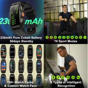 Умные часы Kospet Tank X1 Shadow Black