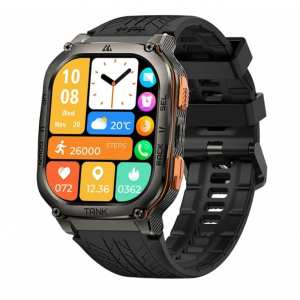 Тактичний смарт годинник Kospet Tank M3 Ultra Black + Compass GPS