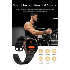 Смарт годинник KOSPET TANK T3 ULTRA BLACK + COMPASS GPS
