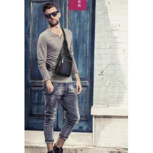 Кросс боди для мужчины из натуральной кожи Tiding Bag A25F-5060A