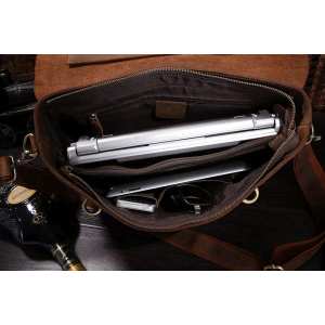 Мужской кожаный портфель TIDING BAG 7082R